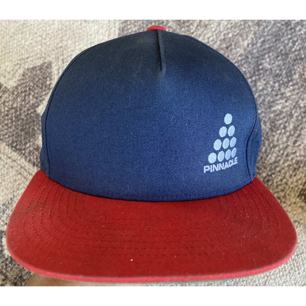 Pinnacle Hat Cap The Classics Yupoong Snapback One Size Navy Blue